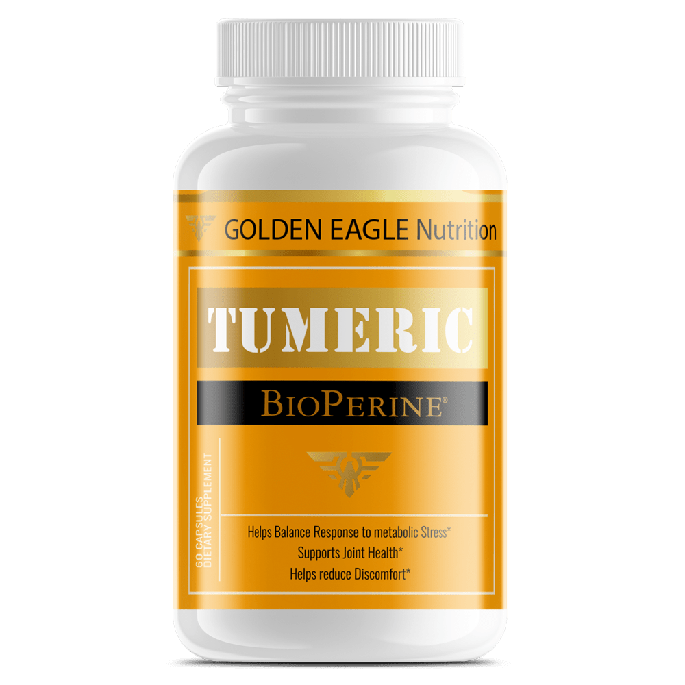 Turmeric w/BioPerine - 650mg (ORGANIC) - GOLDEN EAGLE Nutrition